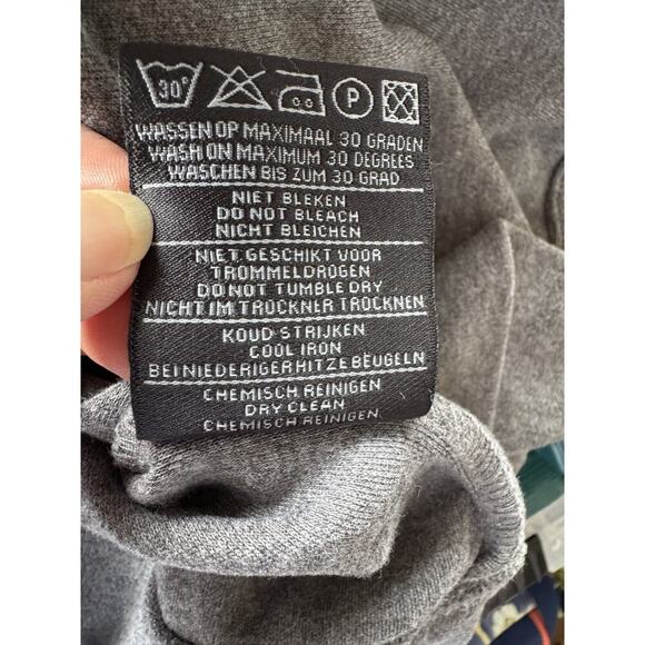 ATD Ashes To Dust Heather Gray Quilted Accented Pullover Men's XL - Picture 8 of 8